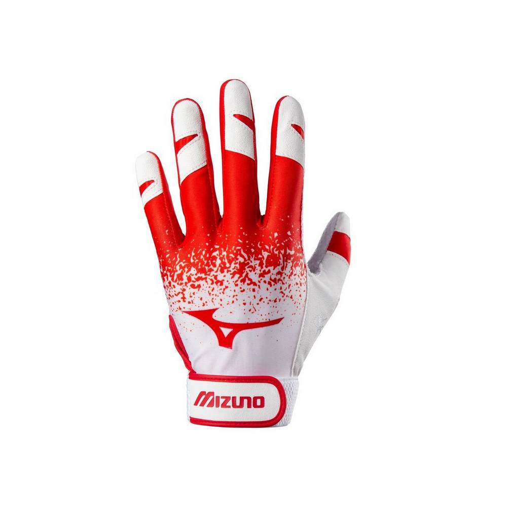 Luva Mizuno Finch Softball Batting - Mulher - Vermelhas - VONEA2864